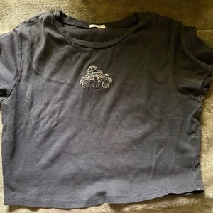 Garage Black Short Sleeve Tee sz L